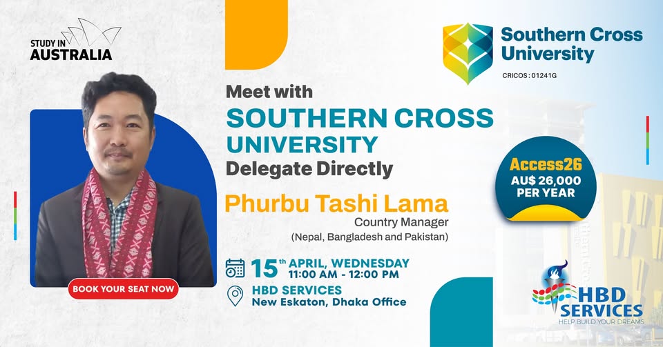 Meet the Southern Cross University Delegate in Dhaka Office!